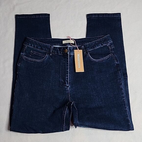 2097 NWT Woolovers Straight Jeans Size US 12 - Picture 4 of 9